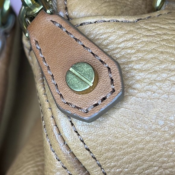 J. Crew Biennial Medium Satchel Pebbled Leather - Picture 10 of 16